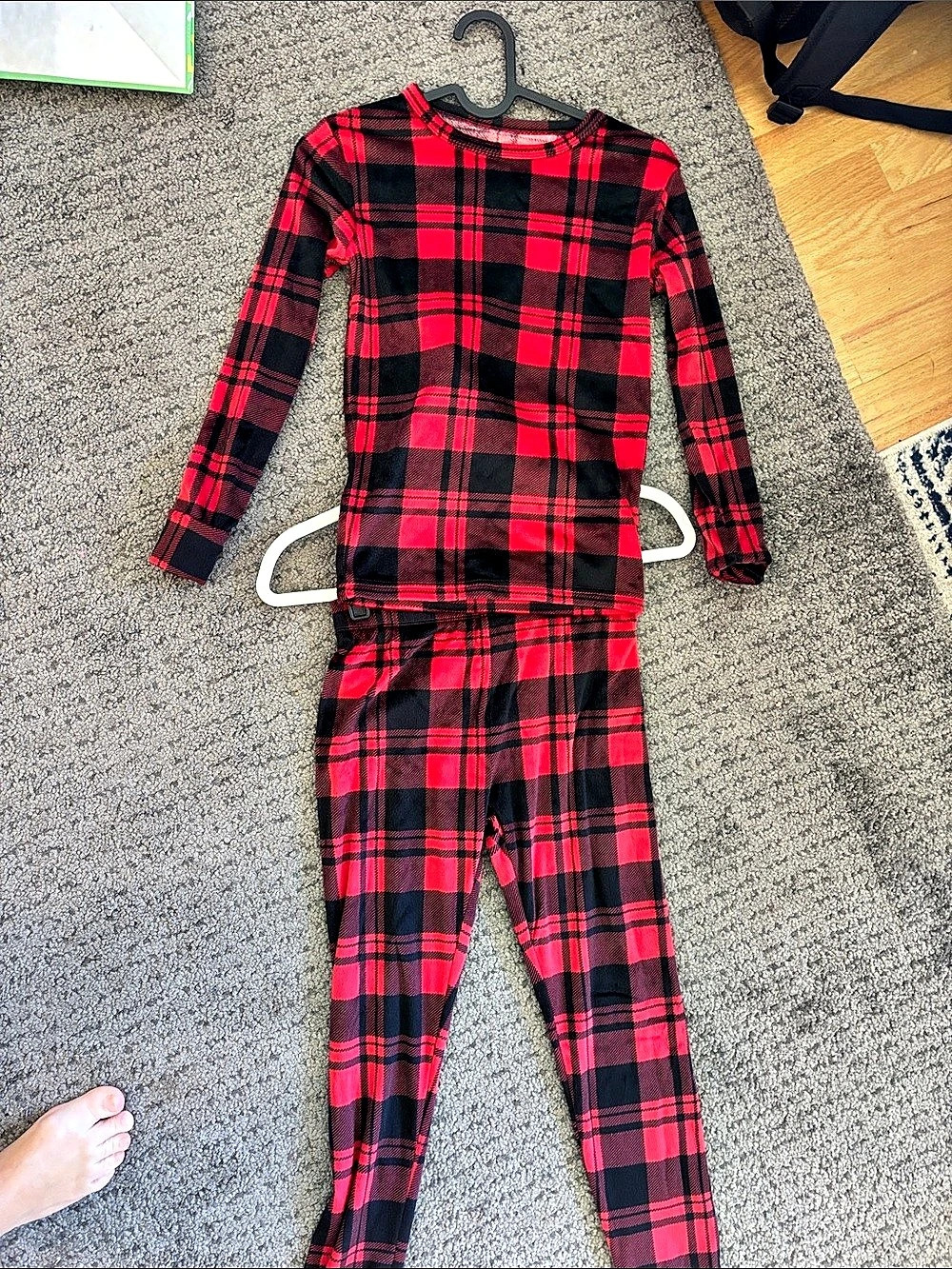 SO SOFT  Plaid Fleece Pajama Set size 12